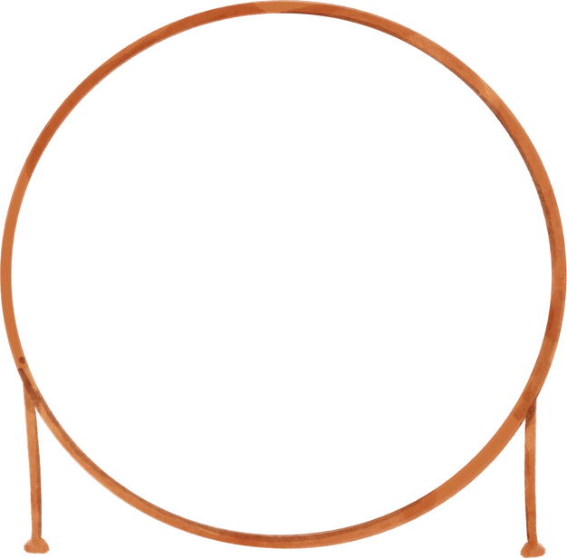 Wedding arch circle